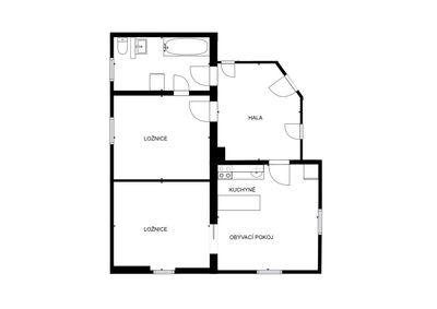 Floor plan of apartment 2